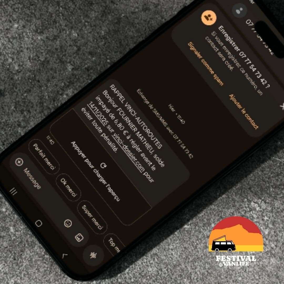 Arnaques aux faux messages Vinci Autoroutes : ce qu’il faut savoir avant de prendre la route en van